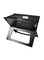 Portable BBQ Charcoal Grill Black 45x35x30cm