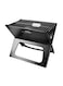 Portable BBQ Charcoal Grill Black 45x35x30cm