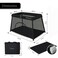 TEKNUM Portable Quick fold Playard &amp; Cot with Zipper Door &amp; Carry Bag - Midnight Black
