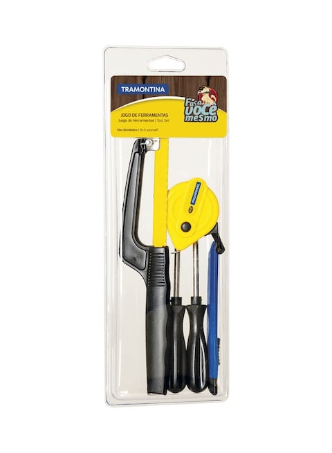 Tramontina 5-Piece Tool Kit, Multicolour