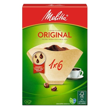 Melitta 40 Coffee Filter Brown 1X6