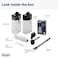 De'Longhi Dinamica Plus, Fully Automatic Coffee Machine with LatteCrema Milk System, One-Touch Cappuccino, ECAM380.95.TB, 1450 W, Titanium/Black 1.8L