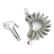 Home Pro Chrome Plated Shattaf Set With Adjustable Hose Silver