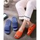 SKY TOUCH Bathroom Slippers Anti slip Unisex, Shower Slippers Indoor Slippers Soft Light Weight Flat Sandals Slippers for Indoor Outdoor Size 40 41 Blue, Medium Narrow