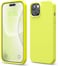 elago Liquid Silicone for iPhone 15 case cover Full Body Protection, Shockproof, Slim, Anti-Scratch Soft Microfiber Lining - Neon Yellow