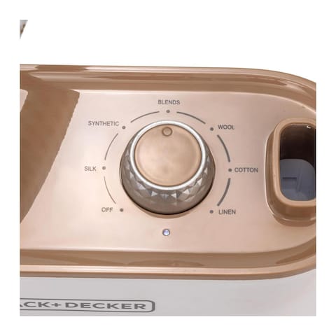 مكواة ملابس بخار رأسية بلاك+ديكر 2 عمود 2400 وات - ابيض - GST2400-B5