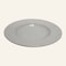طبق غويط روزا - 23 سم - اوف وايت
