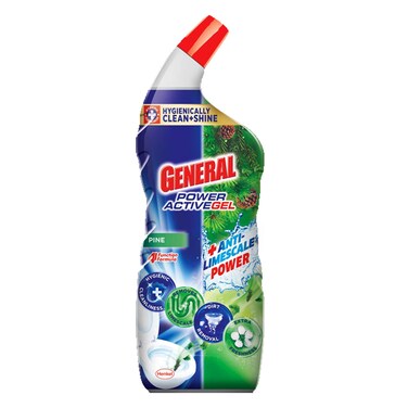 General Power Active Gel Toilet Cleaner Liquid Pine 750ML