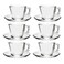 Pasabahce Vela Cup And Saucer Set 195ml 12 PCS
