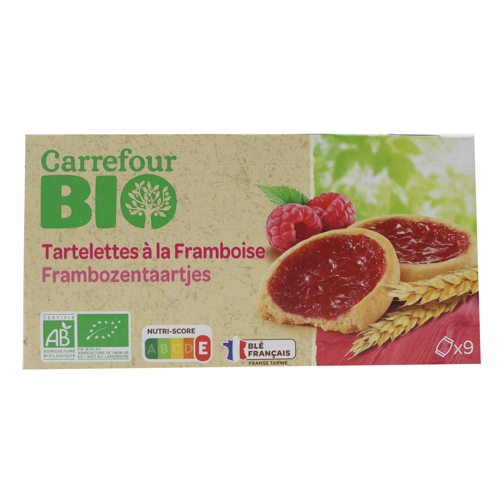 Buy Carrefour Bio Organic Biscuits Tartlet Raspberry 125g Online ...
