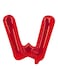 16inch Red Letter W Foil Balloon