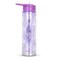 Eazy Kids - 18" Set of 4 Trolley School Bag with Glitter 550ml Water Bottle, Lunch Bag &amp; Pencil Case - Mermaid Purple