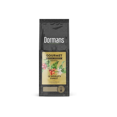 Dormans Gourmet Kenya World Finest Coffee Medium Roast Medium Grind 375g