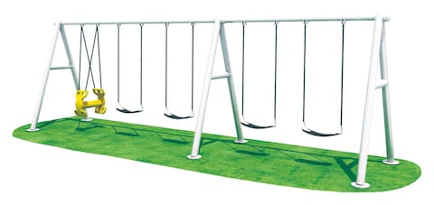 RBWTOYS New Outdoor Swing Series  with Premium Metal, Playset for Kids.  RW-13112.  520x160x250cm.