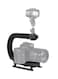 Generic - U/C Shaped Handheld DV Bracket Stabilizer For SLR Cameras/Home DV Camera Black