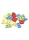 Lewo Wooden Educational Multicolour Shape Recognition Stacking Block Set For Baby 6.3X5.31X2.76Inch