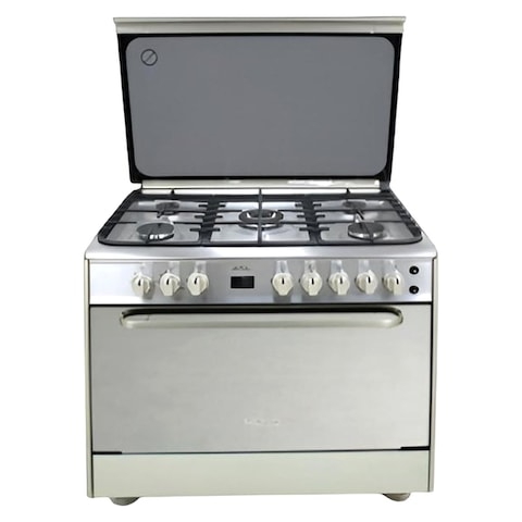 Super General Gas Cooker With Electric Oven SGC9511FSE Silver 90x60cm