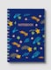 Lowha Spiral Notebook With 60 Sheets And Hard Paper Covers With Boho Stars Design, For Jotting Notes And Reminders, For Work, University, School