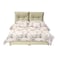 In House Le&oacute;n Velvet Bed Frame - Single - 200x90 cm - Beige