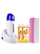 Professional Hair Remover Roll On Wax Cartridge Salon Hair Removal Depilatory Wax Heater Wax Epilator Kit Hair Waxing Roller Kit Machine Roll-On Waxing Paper Body Hair Remover