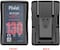 DMK Power 2 x BP-D130S V Mount/V Lock Battery Rechargeable Li-ion Battery for Broadcast Video Camcorder, Compatible with Sony HDCAM, XDCAM, Digital Cinema Cameras and Other Camcorders