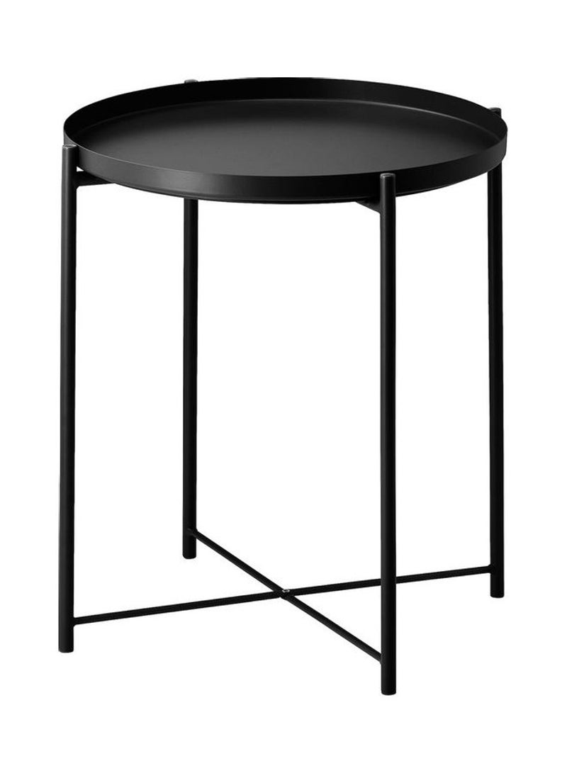 Eworld Round Coffee Serving Tray Table