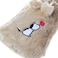 Biggdesign Hot Water Bottle with Soft Plush Cover, 2L Large, Washable Hot Water Bag for Cramps, Neck and Back Pain, Feet and Shoulders (Beige)