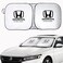 Combo Offer- Buy 2 Pcs HONDA Seat cover + Windshield Car Sunshade &amp; Get Free HONDA Metal Car Keychain