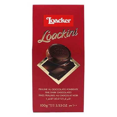 Loacker Loackini Wafer Dark Chocolate 100g