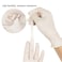 Generic-50 Pcs/Disposable Gloves Thick  Powder-Free Rubber Latex Stretchy Gloves Sterile Food Safe Grade for Home Food Laboratory Use (L)