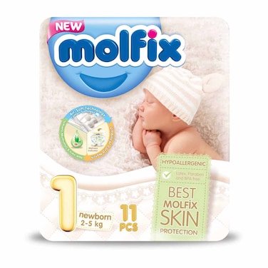 Molfix Baby Diapers New Born Size 1 - 11 Diaper