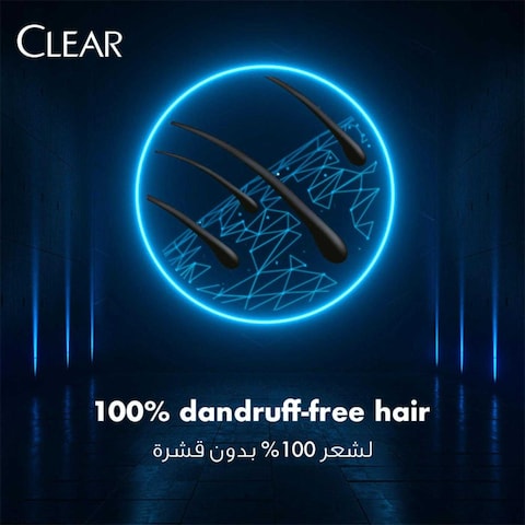 Clear Anti-Dandruff Shampoo Deep Cleanse 350ml Pack of 2