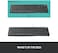 Logitech K120 Wired Keyboard For Windows, USB Plug and Play, Full Size, Spill Resistant, Curved Space Bar PC / Laptop, English Layout Black