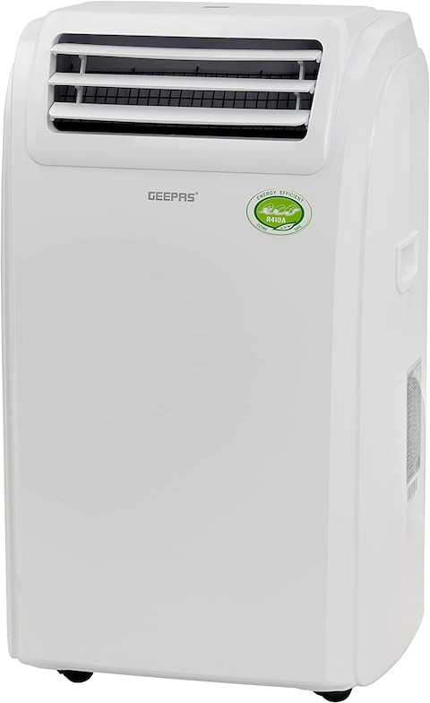 Geepas Portable Air Conditioner, Remote Control, GACP1216CU, 24hrs Timer, 3 Speed Choices, Digital Display Cooler With 0.4L Water Tank, 1 Year Manufaturer Warranty