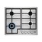 Zanussi Stainless Steel Built-In Gas Cooker - 4 Burners - 60cm - ZGH66424XS