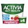 Activia Yogurt Raspberry No Added Sugar 115g x Pack of 4