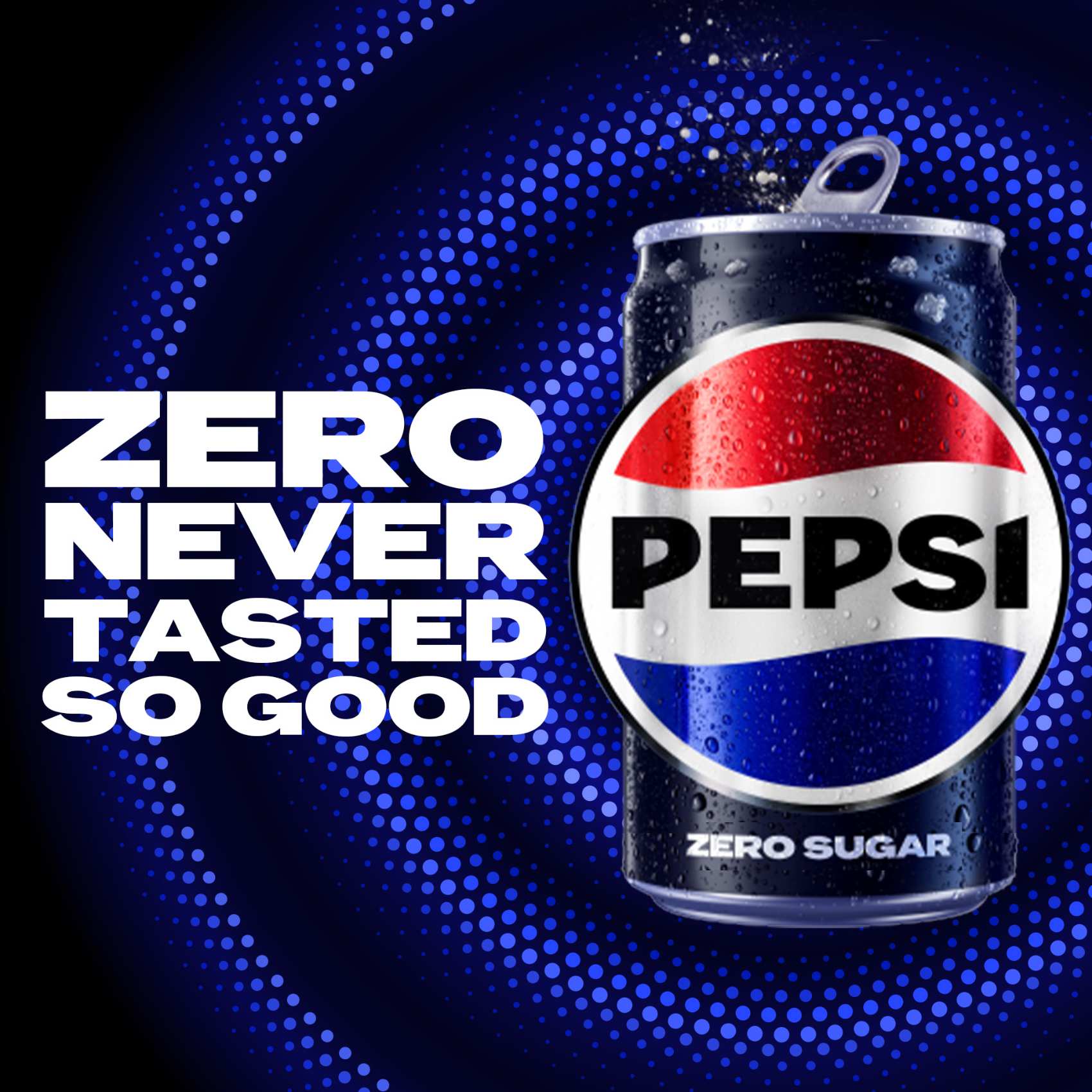 Pepsi Zero Cola Beverage Can 155ml