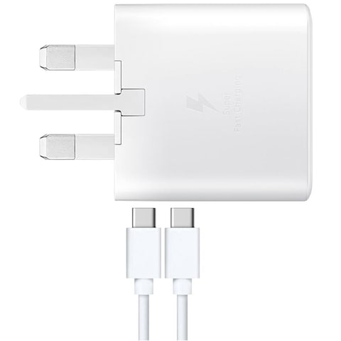 Samsung UK Travel Adaptor (25W with USB type C Cable) White