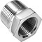 Abbasali CP Reducer Bush for Connecting Washing Machine Pipe with Angle Valve and Teflon Tape - 3/4 x 1/2ines