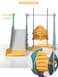 XIANGYU 3 in 1 Outdoor Play Structure Jumbo Slide with Swing And Basket Ball Game for Kids