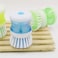 Dish Washing Brush Pan with Washing Up Liquid Soap Dispenser Kitchen