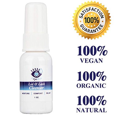 Eye Love Heyedrate Lid And Lash Cleanser For Eye Irritation And Eyelid Relief, Gentle Hypochlorous Acid Eyelid Cleansing Spray By (1 Ounce)
