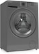 Frigidaire 10kg Front Loading Washing Machine 1400 RPM with 15 Programs, FWF1044M7SB, Onyx Dark Silver, 2 Years Warranty