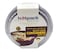 HOTPACK - 5 PIECES BLACK BASE ROUND MICROWAVABLE CONTAINER WITH LIDS  24 OUNCE