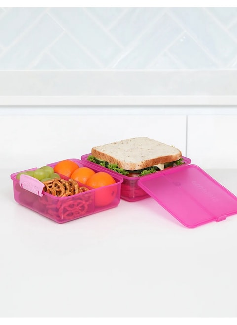 Sistema Lunch Cube Coloured 1.4L Pink