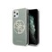 Guess - Apple iPhone 11 Pro Case, 4G Circle Logo PC/TPU Glitter Case Compatible for iPhone 11 Pro and support Wireless Charging, Easy Access to All Ports, CG Mobile Officially Licensed - Kaki