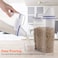 ZENHOME Rice Storage Bin Cereal Containers Dispenser Kitchen Food Grain Rice Container with BPA Free Plastic 4-Piece