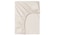 Fitted sheet, light beige180x200 cm