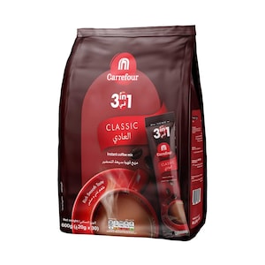 Maf Carrefour 3 In 1 Instant Coffee Mix Classic 20gx30 Pieces