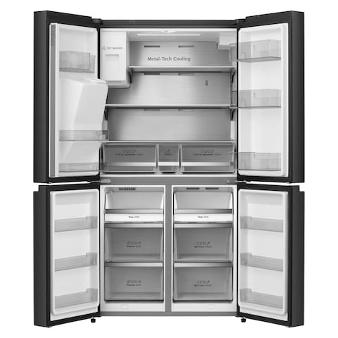 Gorenje French Bottom Freezer Refrigerator NRM9181SBI 647L Black